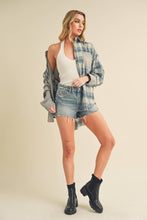 Load image into Gallery viewer, 8376EN Kambrie Plaid Shirt: Blue Multi / Contemporary / L
