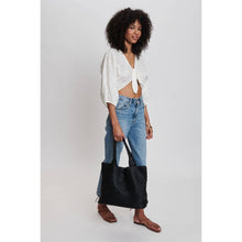 Load image into Gallery viewer, Moda Luxe - Solana Woven Vegan Leather Tote
