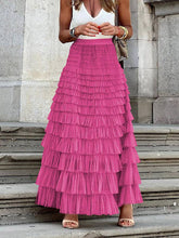 Load image into Gallery viewer, UZ Wholesale Store - A-Line High Waisted Solid Color Tulle Skirts Bottoms
